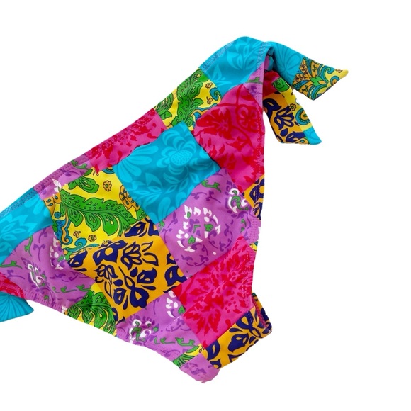 Multi-pattern bandeau bathing suit - Picture 7 of 12